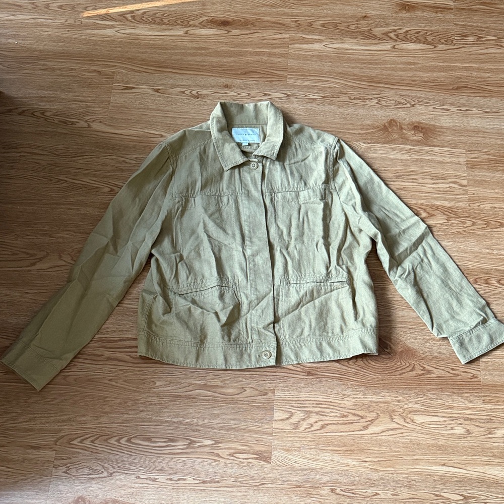 Lucky Brand Tan Button Down Shirt
